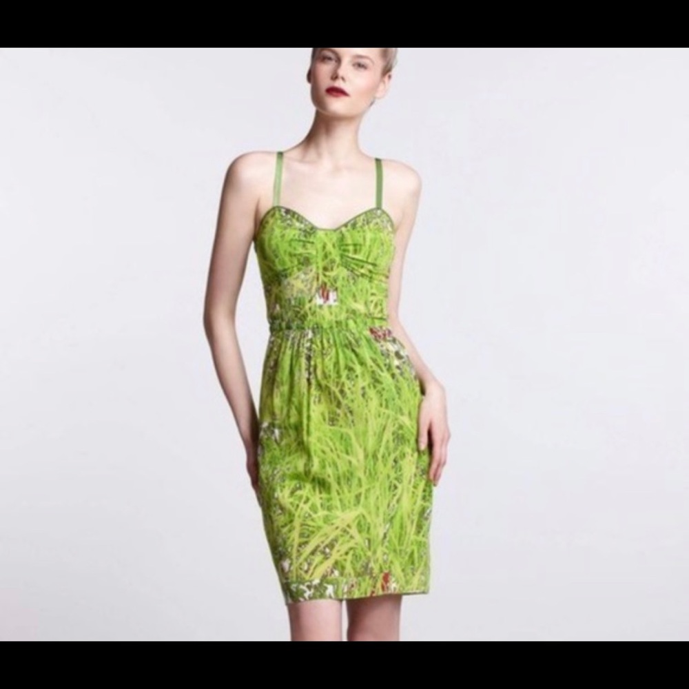 Anthro Tracy Reese Lawnscape Silk Dress f211